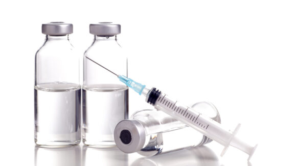 Medicine,In,Vials,And,Syringe,,,Ready,For,Vaccine,Injection