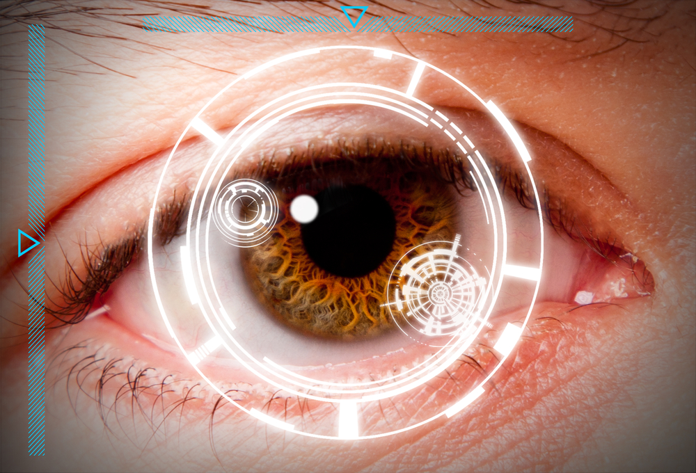 Futuristic,Biometric,Scan,Of,The,Eye,Iris,For,Security,And