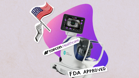 Topcon Healthcare Omnia device, ophthalmic pretesting system U.S FDA approved